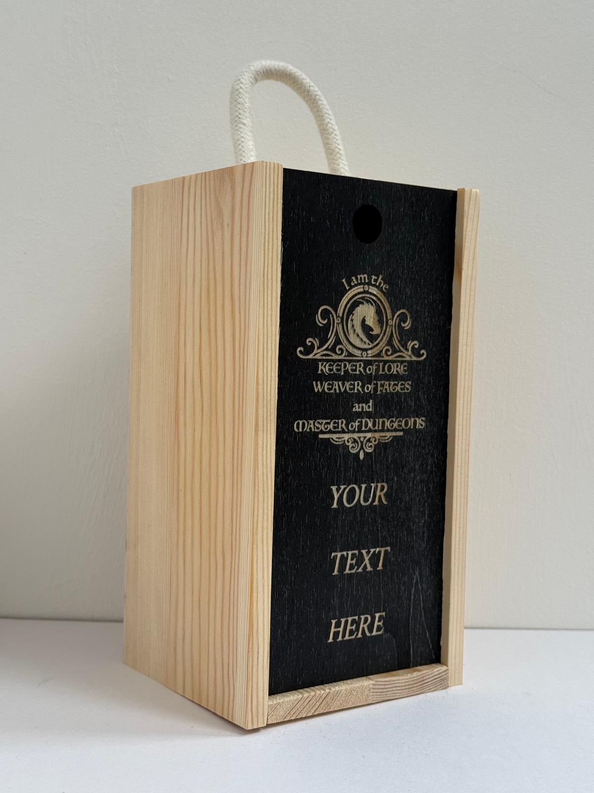 Dungeons and Dragons themed Pint Glass 24 Options - Presentation Box