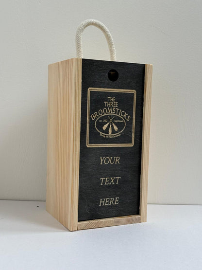 The Three Broomsticks - Pub Sign - Harry Potter - Engraved Pint Glass - Presentation Box