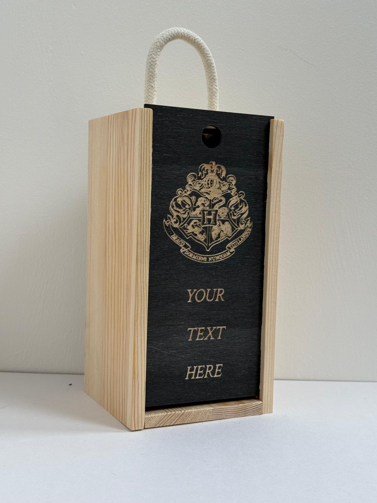 Hogwarts Shield - Harry Potter - Engraved Pint Glass - Presentation Box