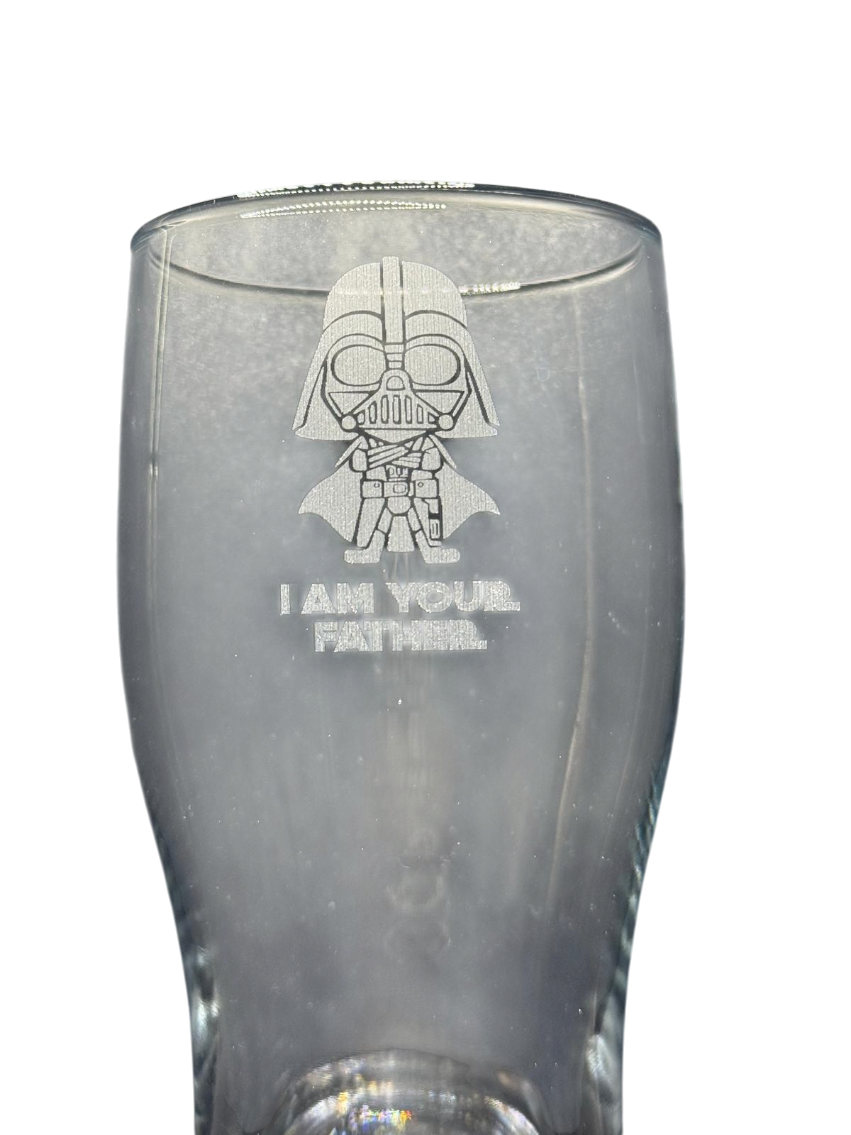 Fathers Day - Darth DAD - Engraved Pint Glass - Presentation Box