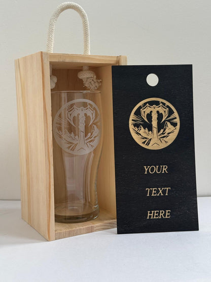 Engraved DnD Character  Pint Glasses choose from 12 designs