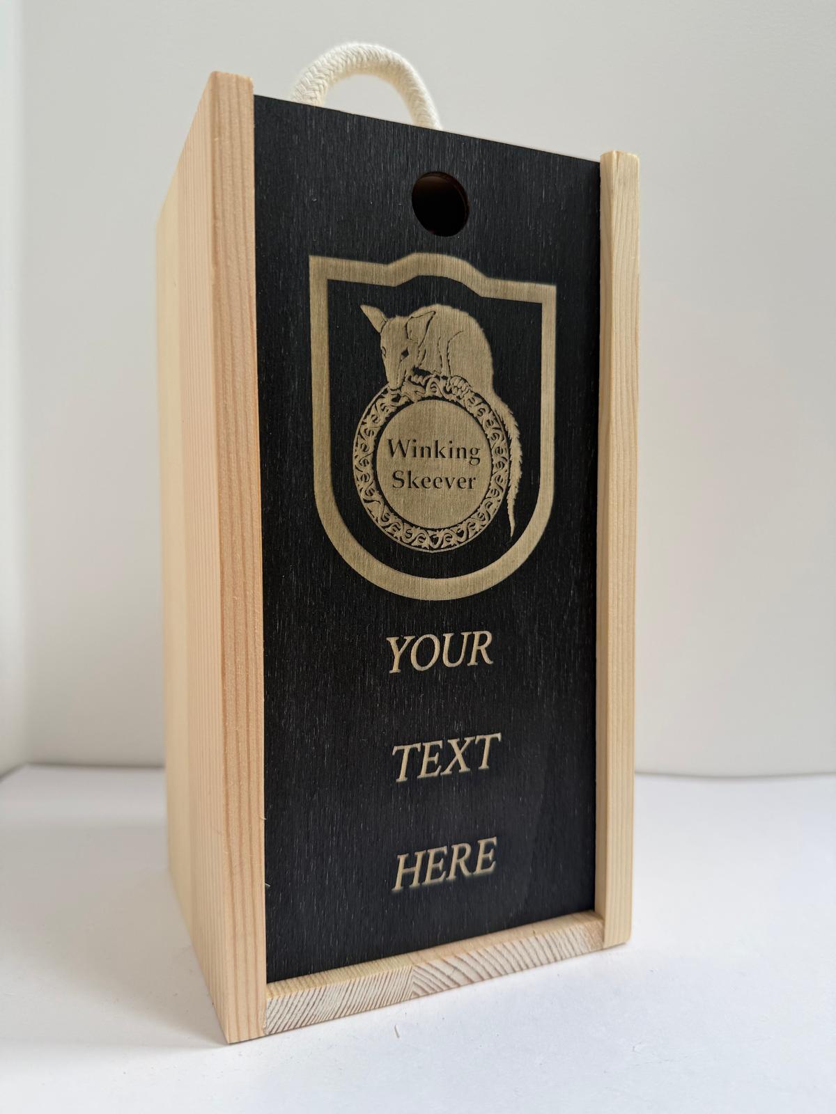 Winking Skeever Inn - Elder Scrolls Themed - Engraved Pint Glass - Presentation Box