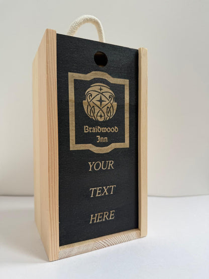 Braidwood Inn - Elder Scrolls Themed - Engraved Pint Glass - Presentation Box
