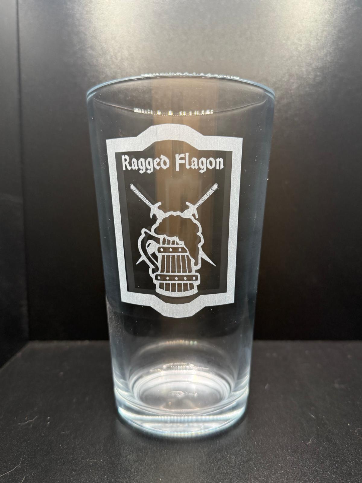 Ragged Flagon Inn - Elder Scrolls Themed - Engraved Pint Glass - Presentation Box