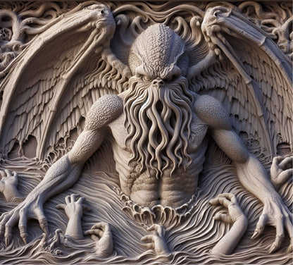 Cthulhu Slate Coasters - 100mm x 100mm