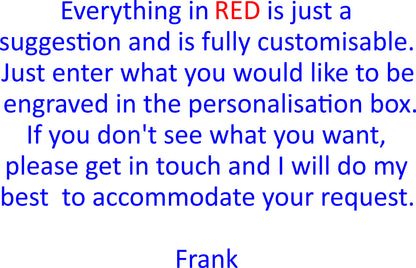 Happy Birthday - Personalise - Bespoke Bottle Box - Choose from 10 Designs - 6 Colours - Wood and Acrylic