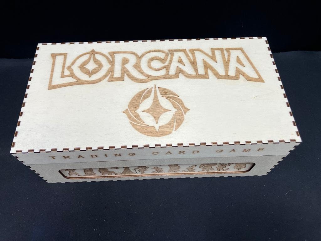 Lorcana - Double Storage Box with optional extender (sold separately) - Sleeved - personalisation options available.