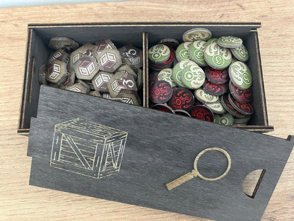 3 x Arkham Horror "The Card Game" Token boxes