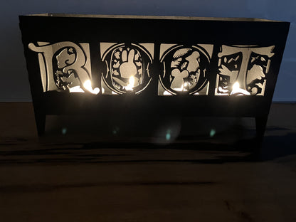 Root Board Game themed T-light holder