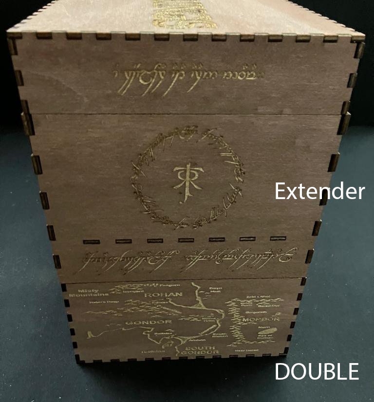 Lord of the Rings - Double EXTENDER - Sleeved for Double storage box.