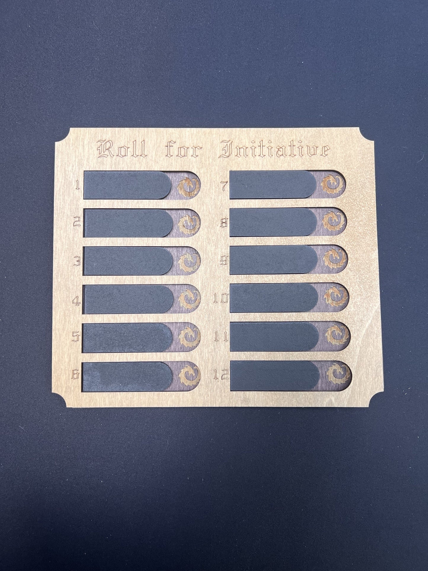 D&D Roll for Initiative tracking board