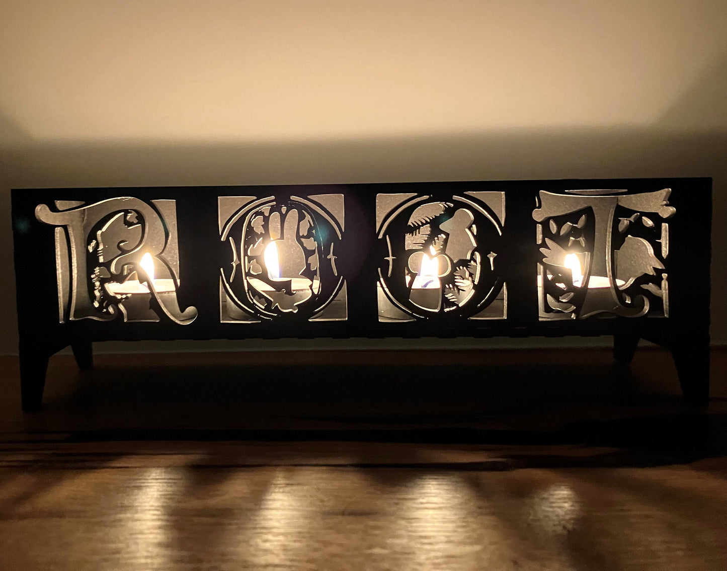 Root Board Game themed T-light holder