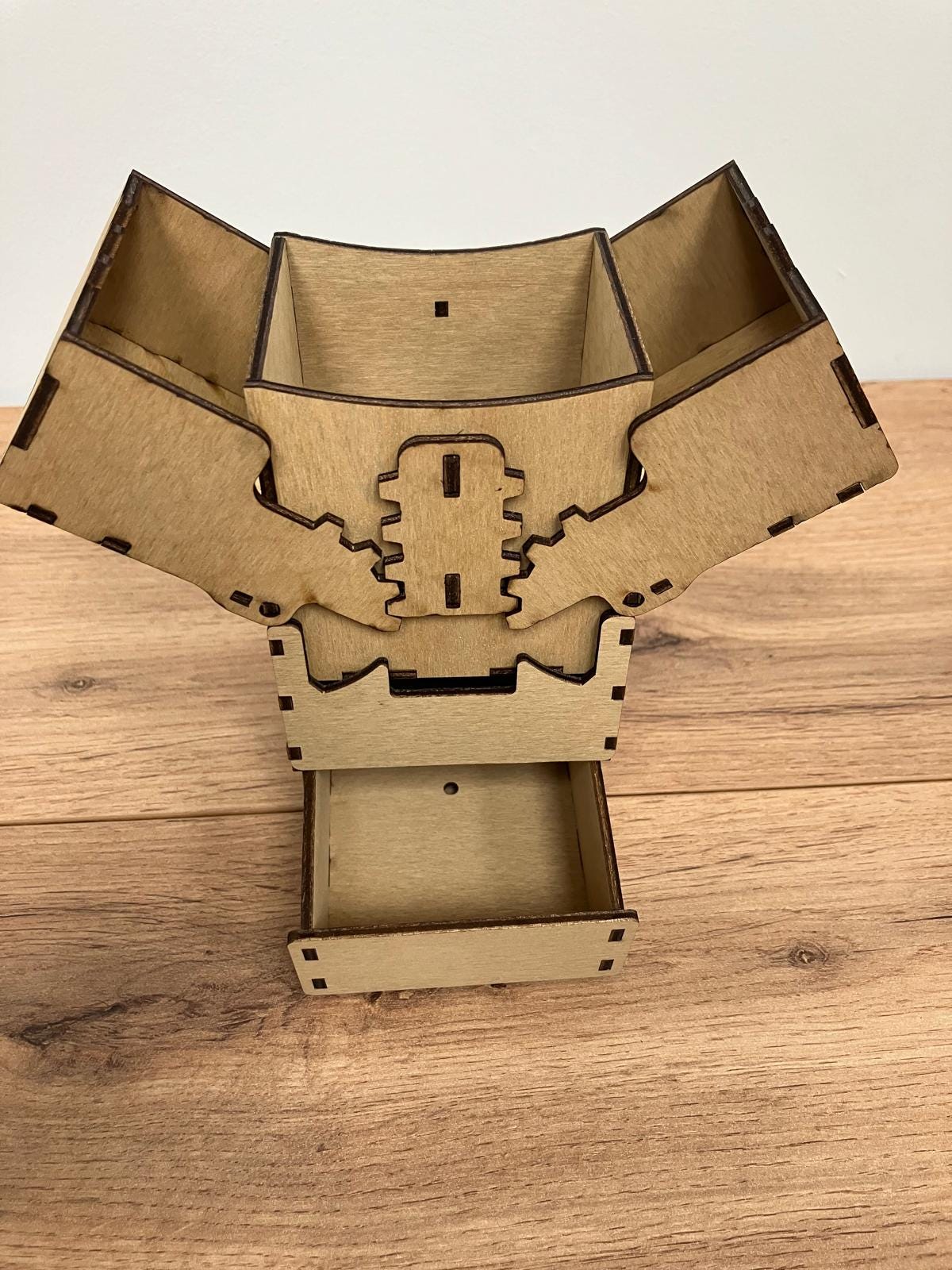 Wooden Gear Box with integrated drawer