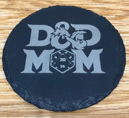 Dungeons and Dragons themed Slate Coasters 24 Options