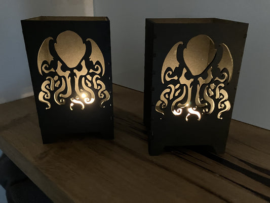 Cthulhu themed T-light Holder