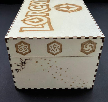 Lorcana - Double Storage Box with optional extender (sold separately) - Sleeved - personalisation options available.