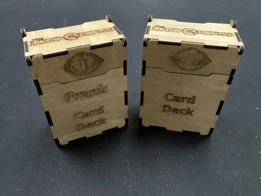 Lord of the Rings - Customisable Hinged Player Deck Box.