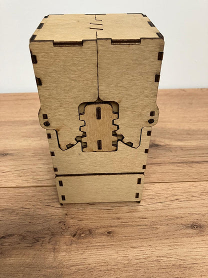 Wooden Gear Box with integrated drawer