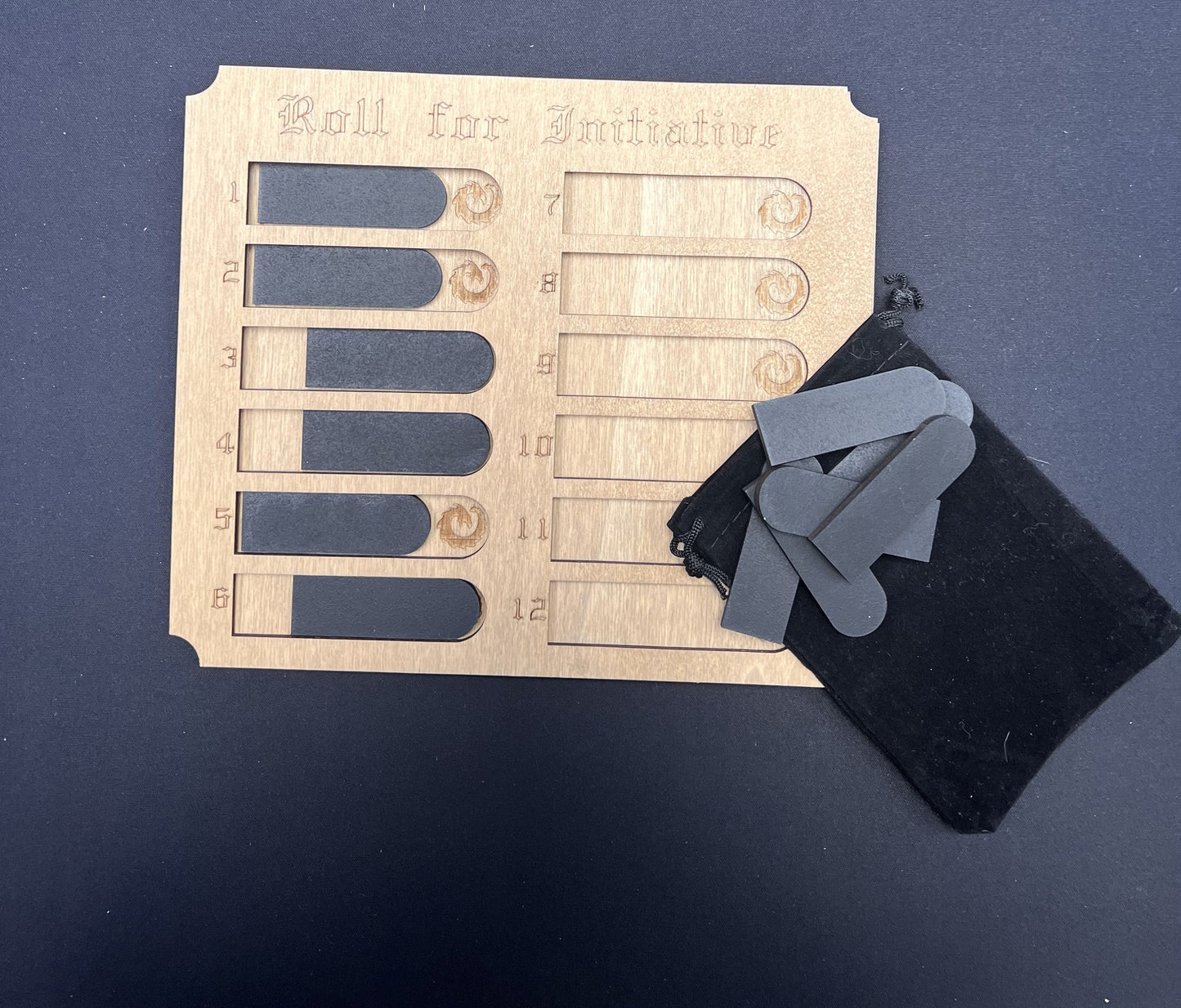 D&D Roll for Initiative tracking board