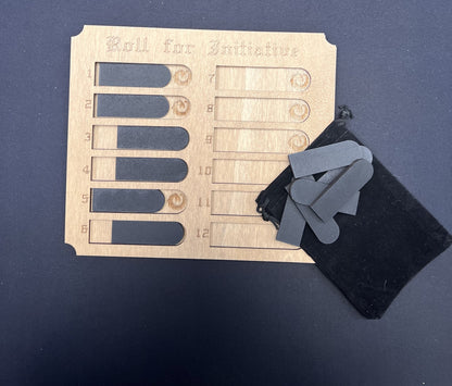 D&D Roll for Initiative tracking board