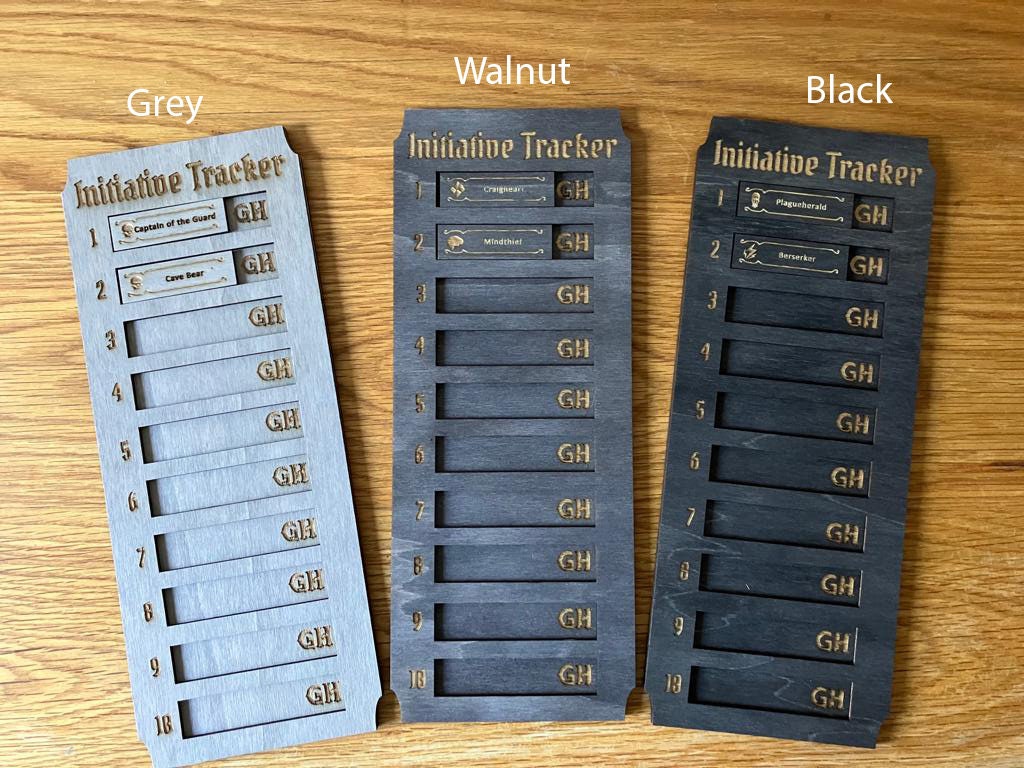 Gloomhaven - Frosthaven - Jaws of the Lion - Initiative Tracker and optional Gloomhaven Character Tags