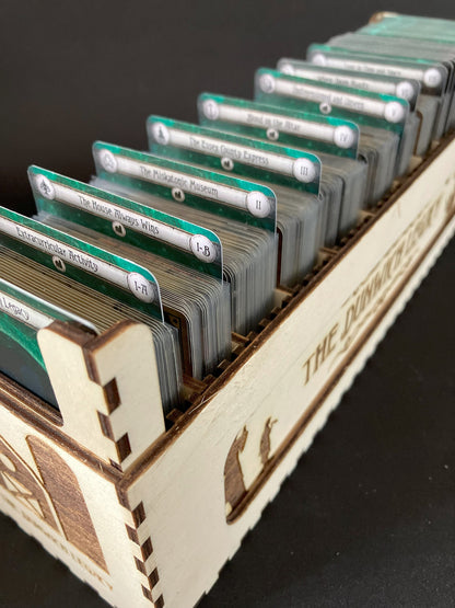 ARKHAM HORROR - SINGLE - Complete Storage solution Single Storage Box "The Card Game". with Choice of colours