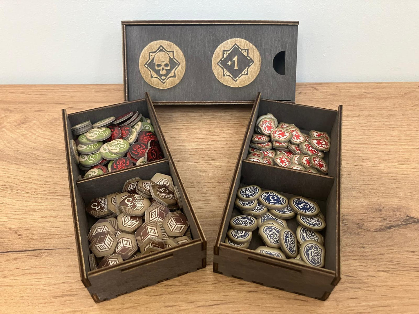 3 x Arkham Horror "The Card Game" Token boxes