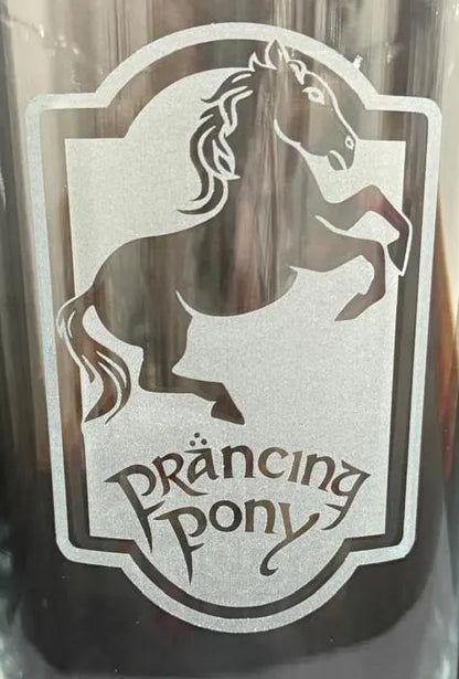 Prancing Pony - Engraved Pint Glass
