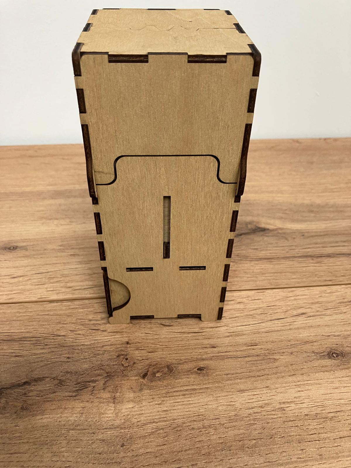 Wooden Gear Box with integrated drawer