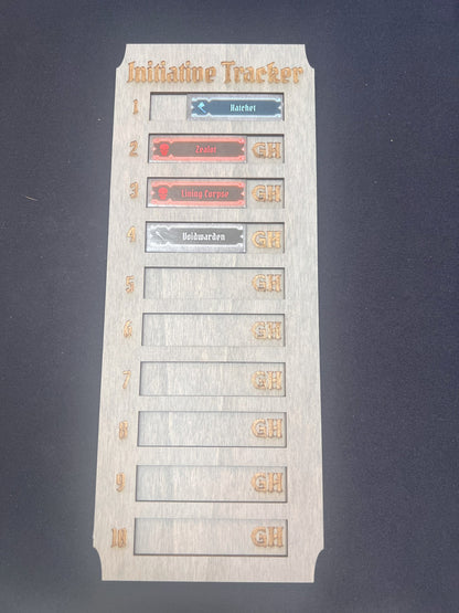 Gloomhaven - Frosthaven - Jaws of the Lion - Initiative Tracker and optional Gloomhaven Character Tags