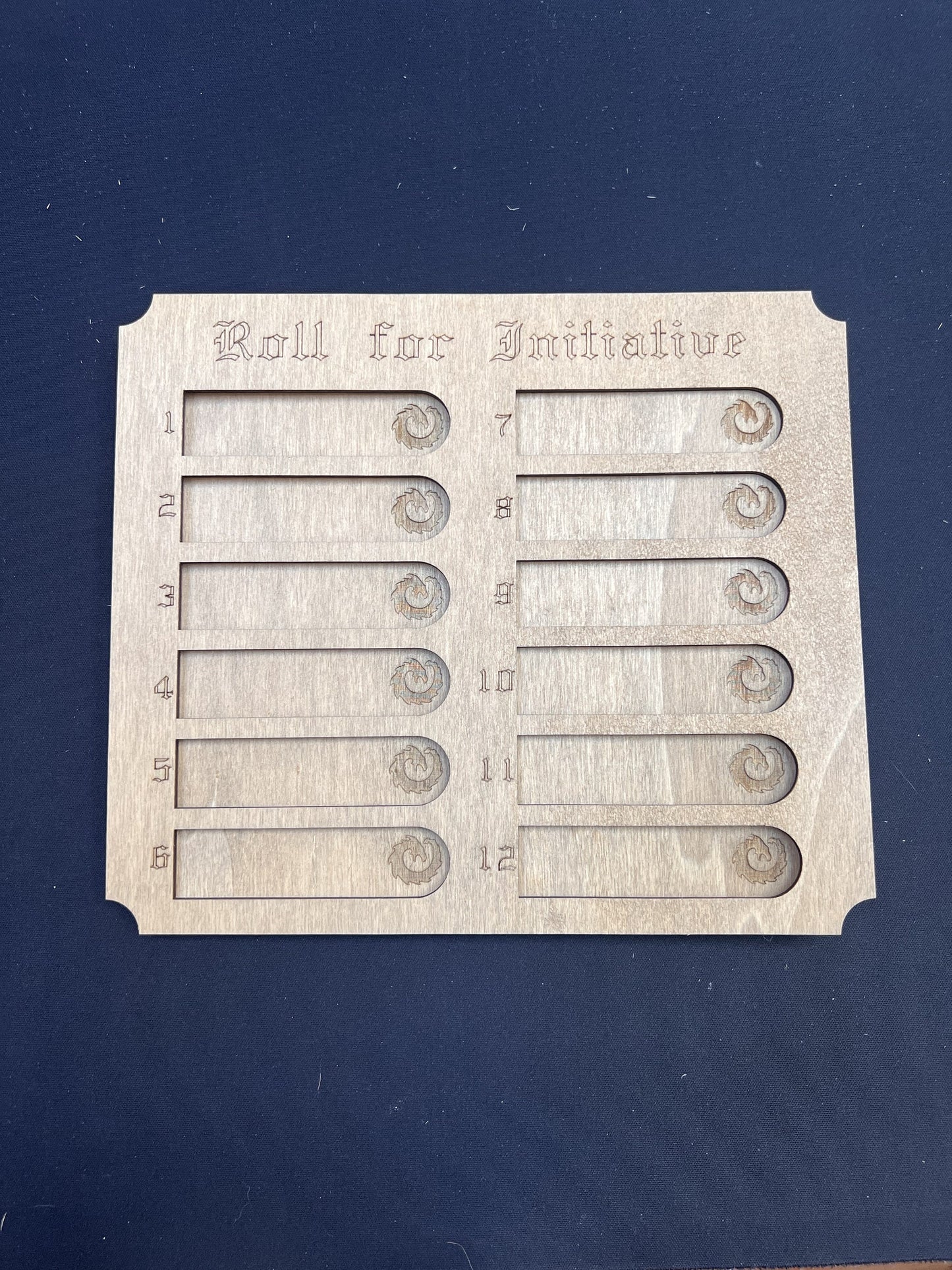 D&D Roll for Initiative tracking board