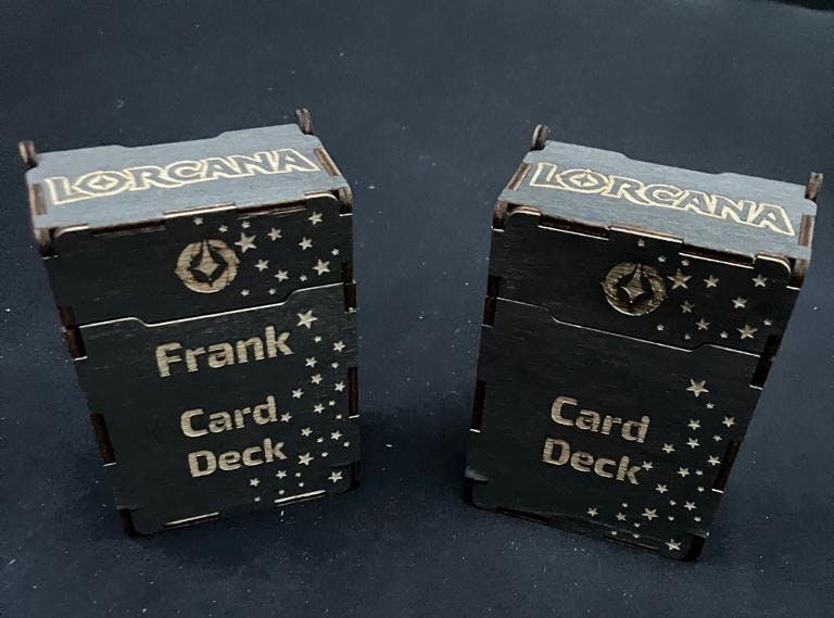 Lorcana Customisable Hinged Player Deck Box,