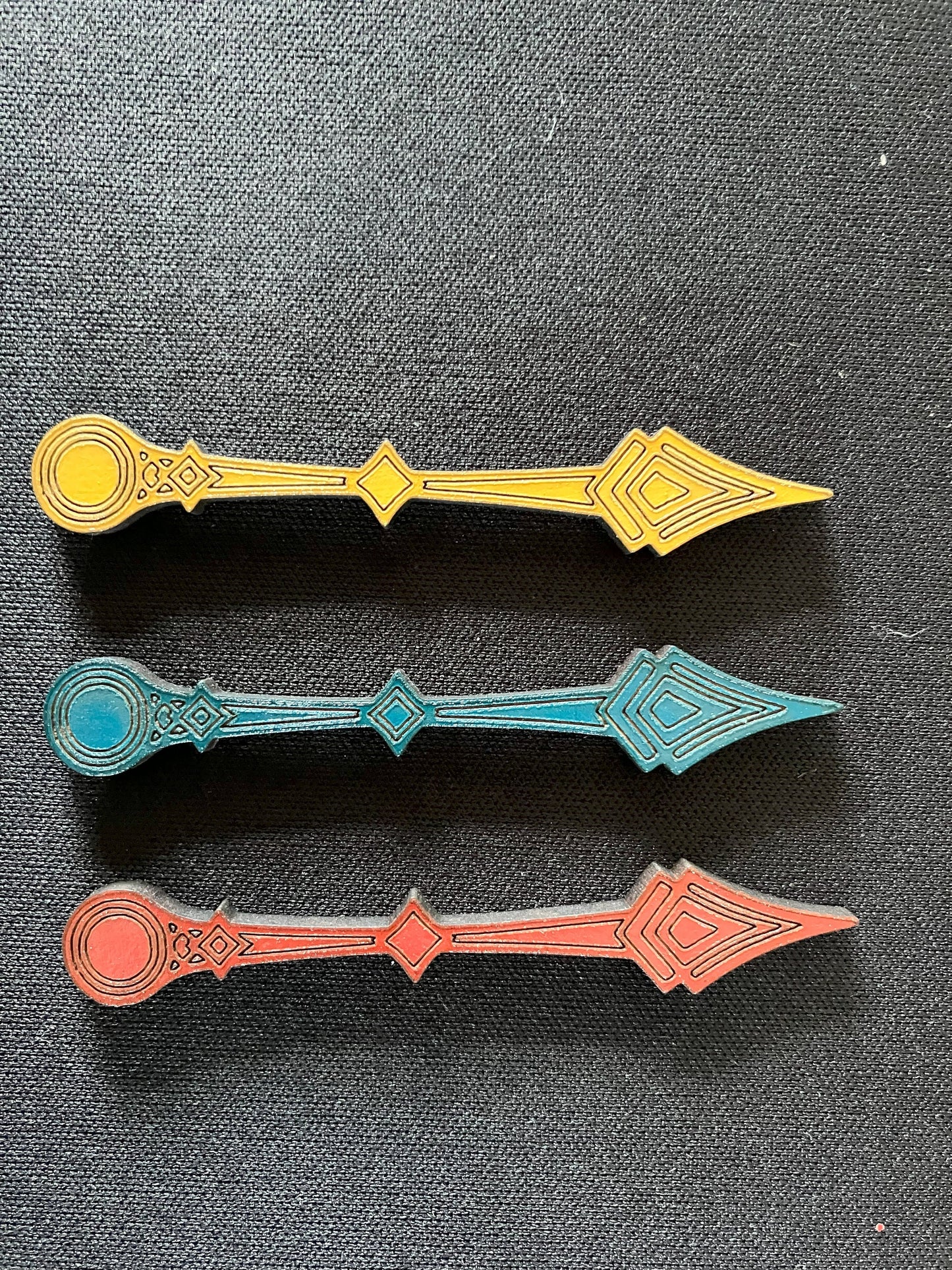 Set of 26 Directional pointers/arrows with optional storage box for Arkham Horror "The Card Game"