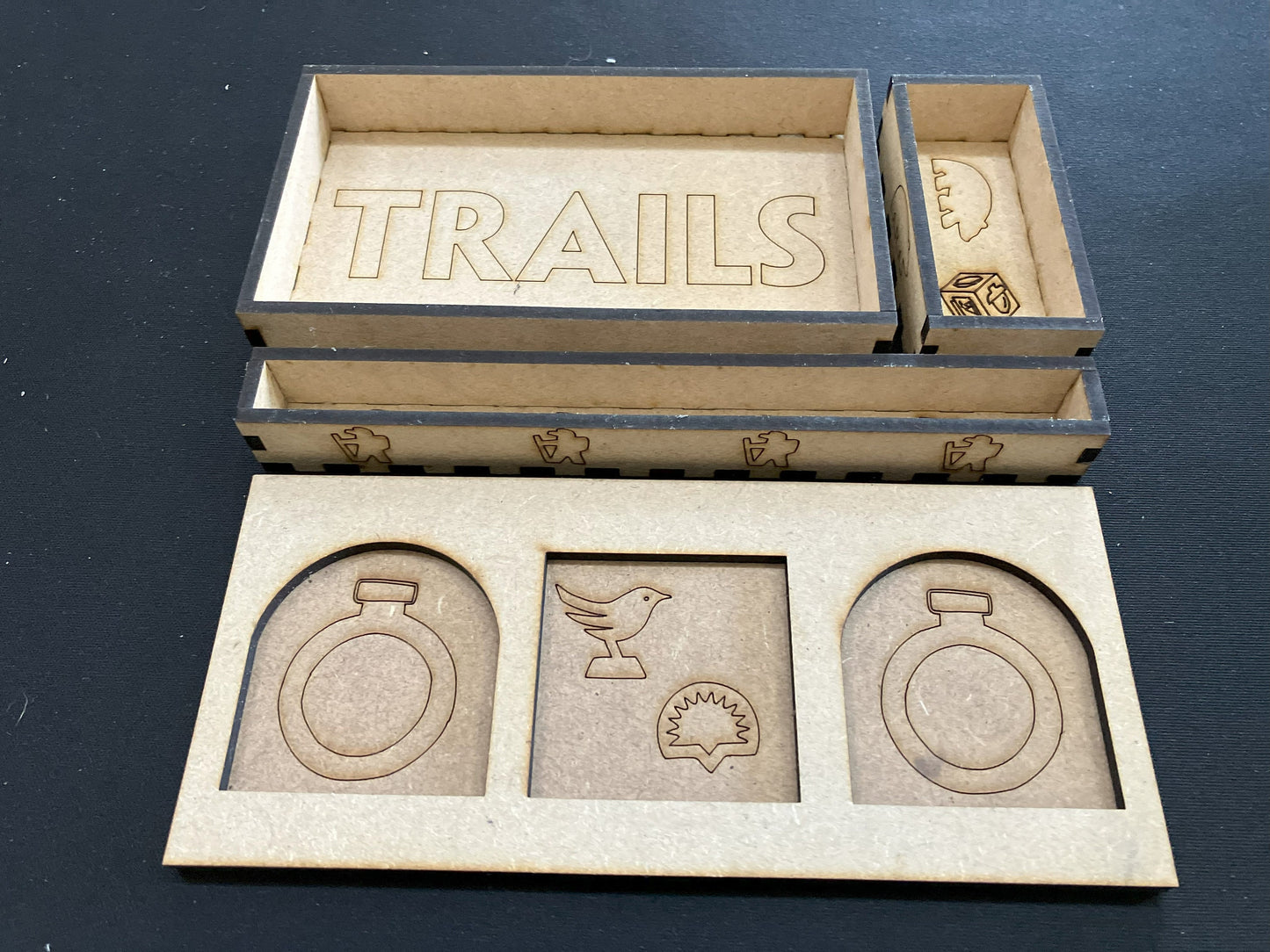 Insert for Trails Board Game - no lid lift