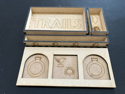 Insert for Trails Board Game - no lid lift