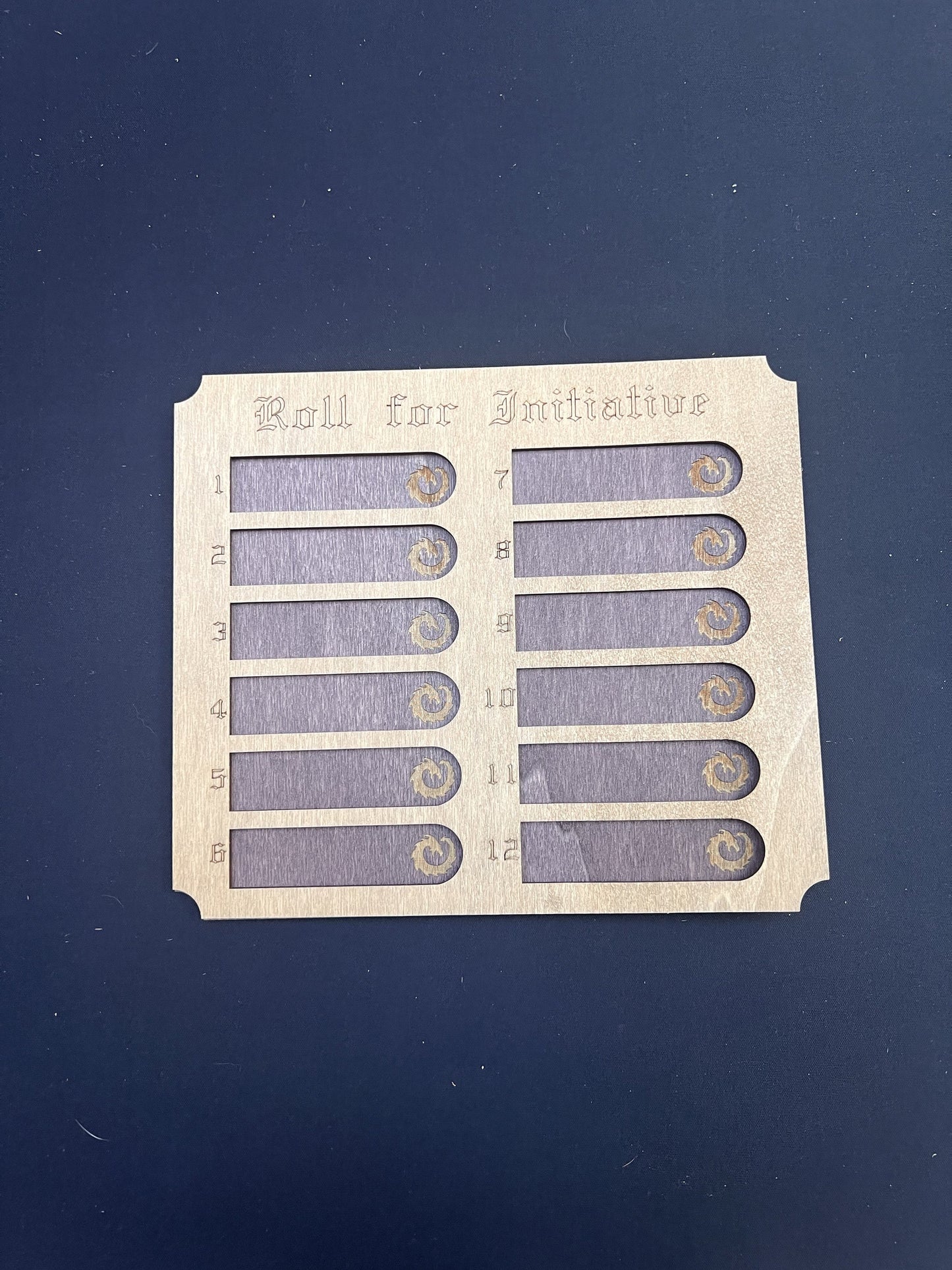 D&D Roll for Initiative tracking board