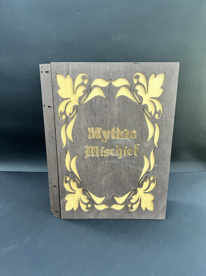 Mythic Mischief Book Box with Inserts for Base game + ALL 3 expansions.