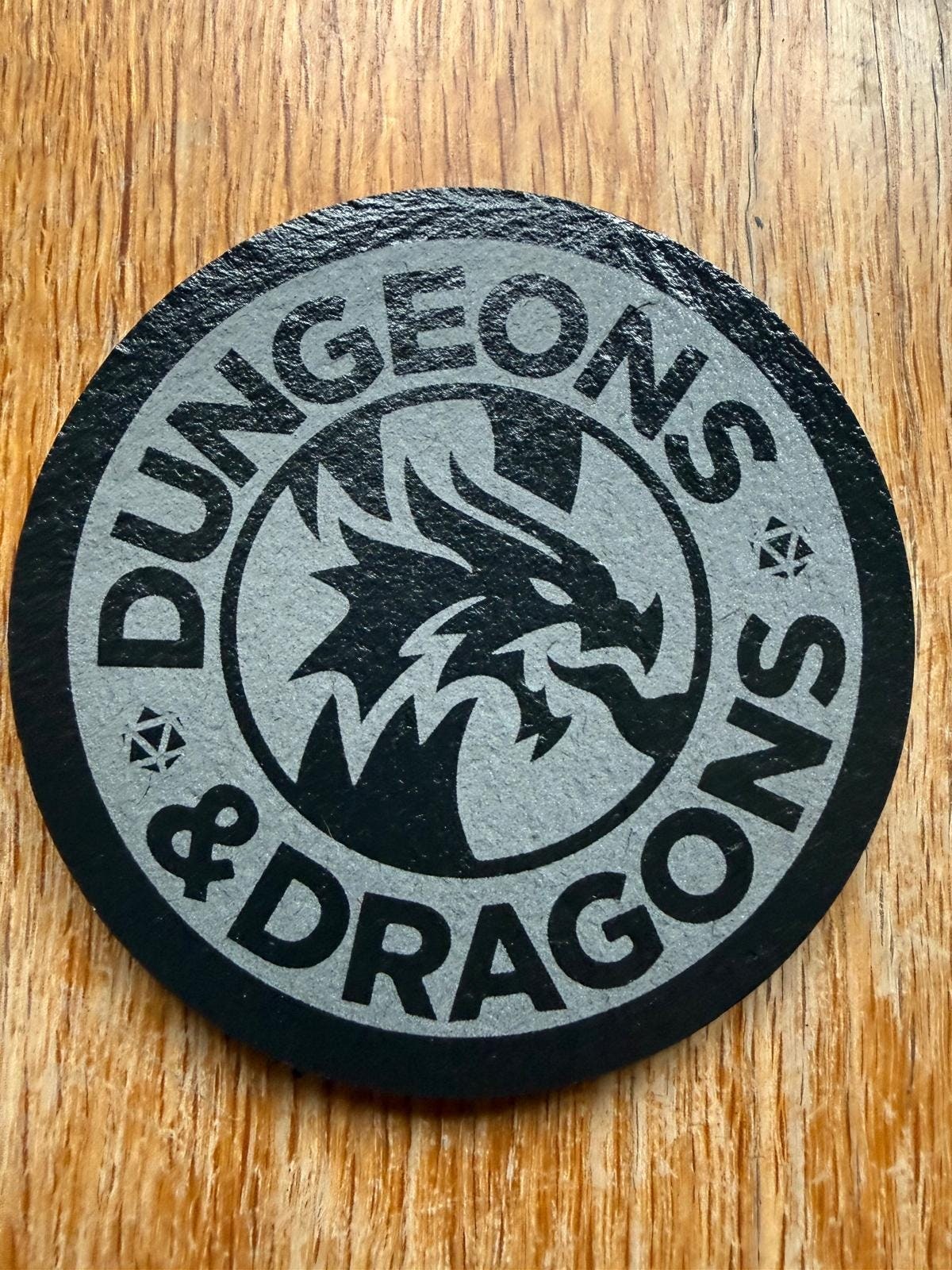 Dungeons & Dragons Slate Coaster, 24 Designs