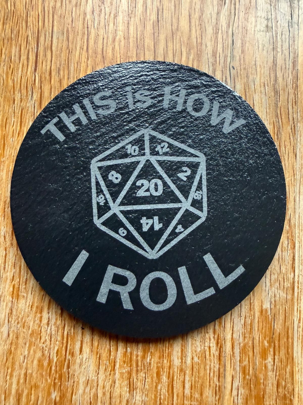 Dungeons & Dragons Slate Coaster, 24 Designs