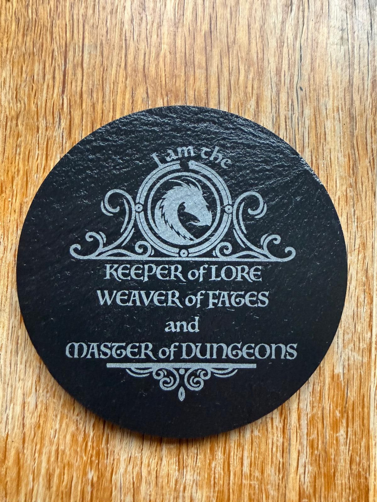 Dungeons & Dragons Slate Coaster, 24 Designs
