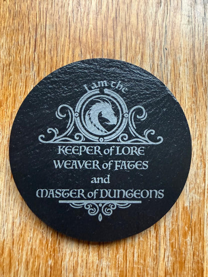 Dungeons & Dragons Slate Coaster, 24 Designs