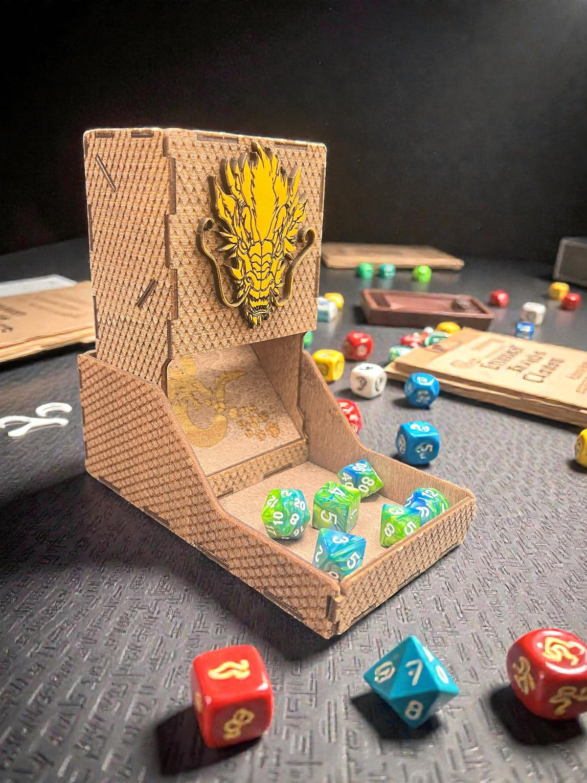 Dragon Scale Folding Dice Tower
