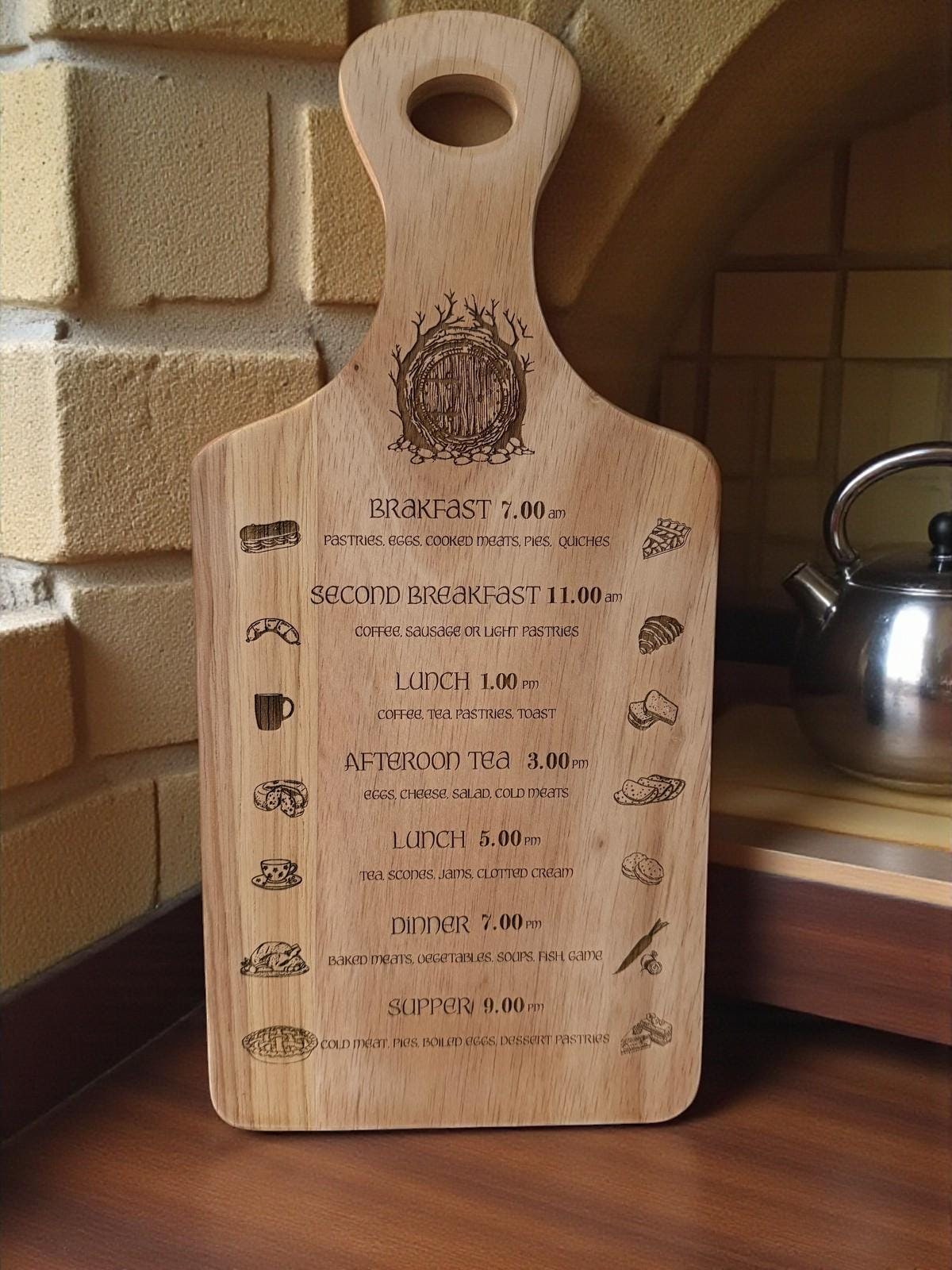 Seven Meals a Day Chopping Board