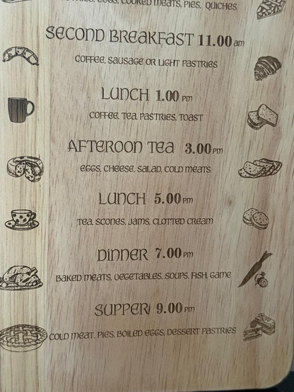 Seven Meals a Day Chopping Board