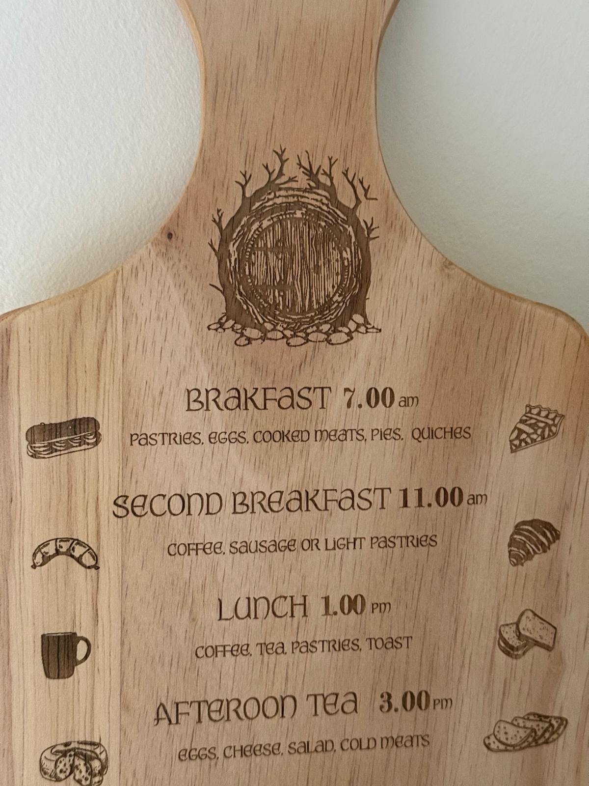 Seven Meals a Day Chopping Board