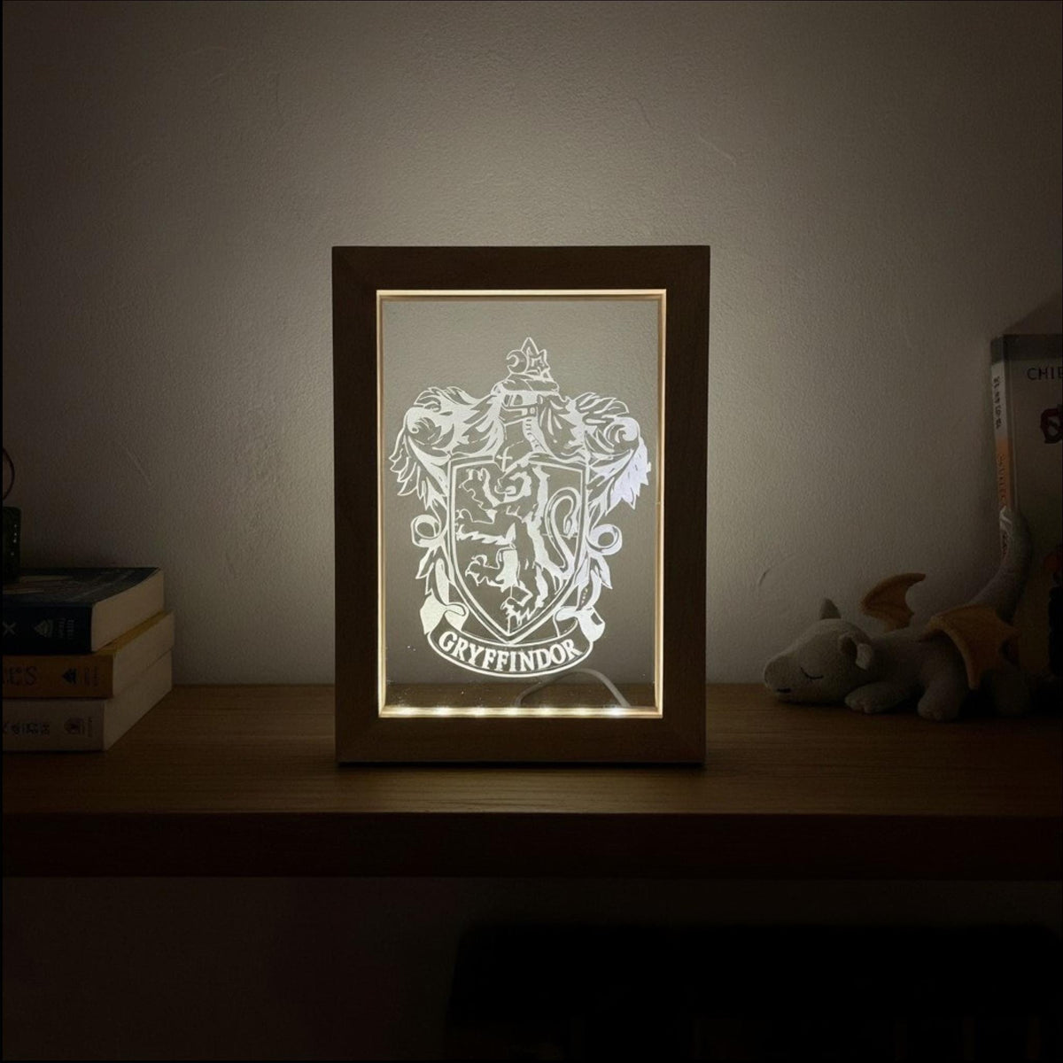 Hogwarts House Shields LED Picture Frame