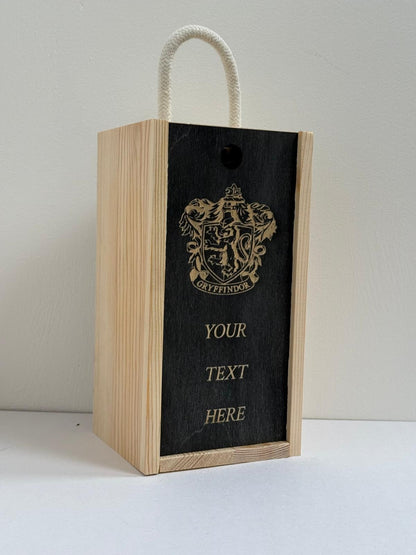 Gryffindor Shield Engraved Pint Glass