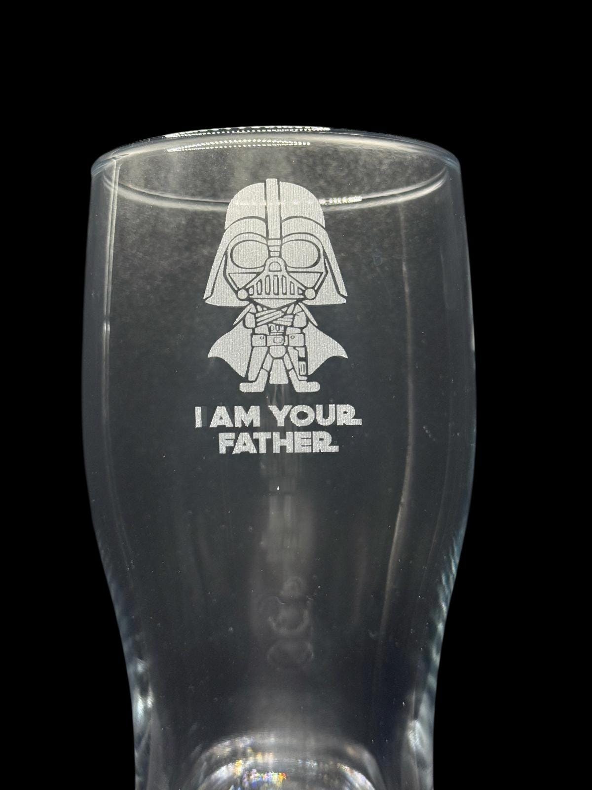 Darth Dad Engraved Pint Glass
