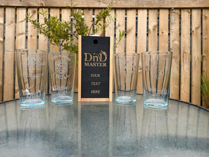 Baldur's Gate 3 Engraved Pint Glass