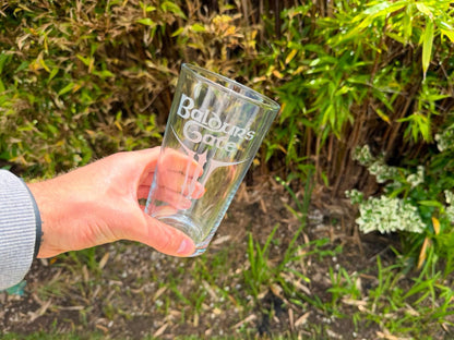 Baldur's Gate 3 Engraved Pint Glass